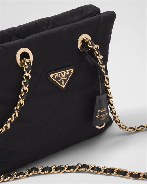 prada chain tote bag